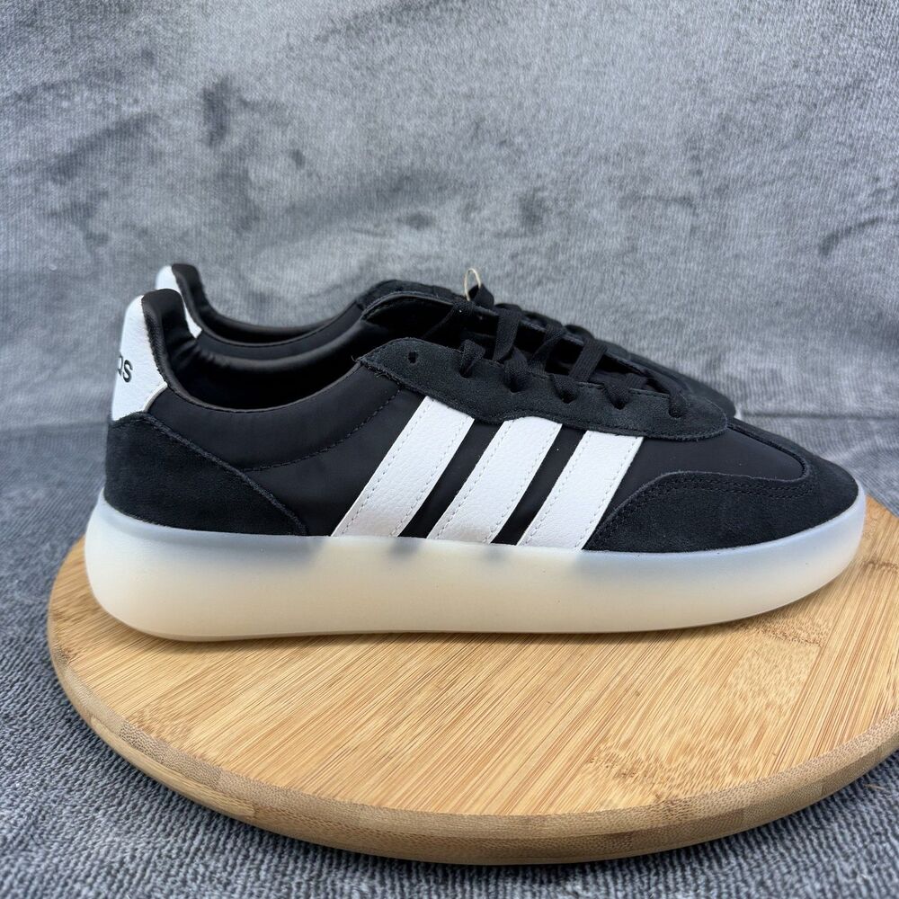 Adidas Barreda Decode Shoes Mens Size 8 Black Low Top Tennis Sneakers JI2316